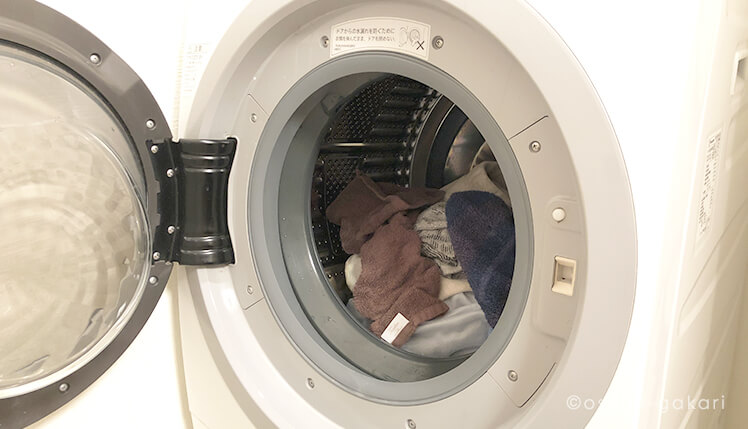 ドラム式洗濯機の掃除